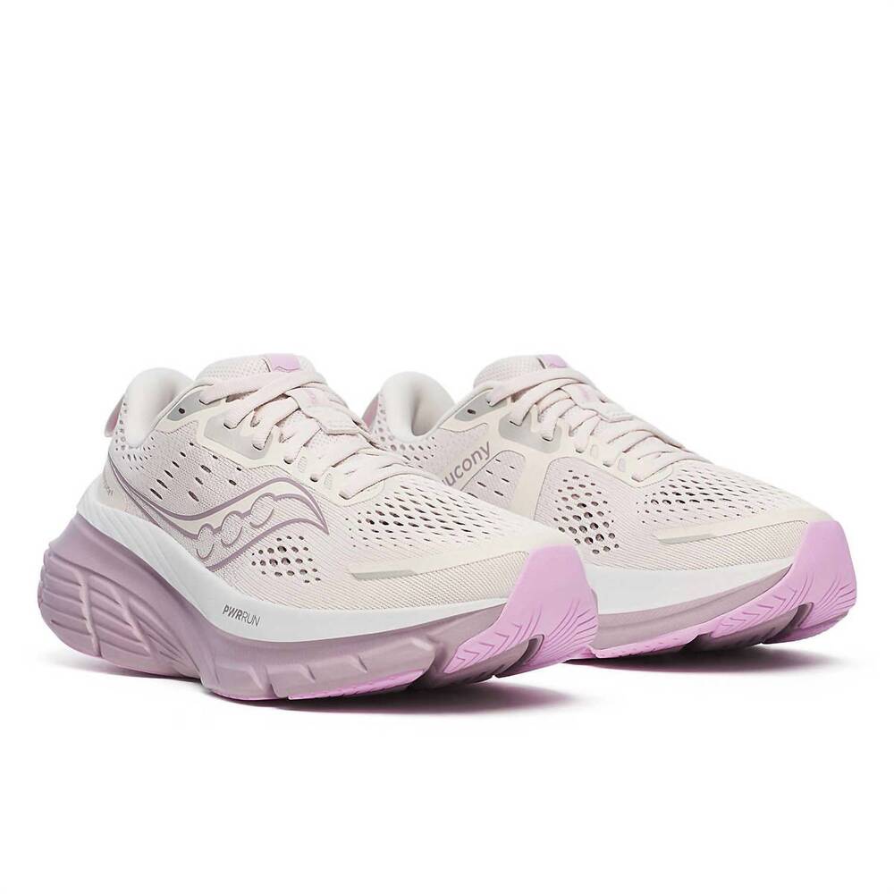 NEW SAUCONY women's guide 18 running shoes in moon/quail